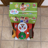 Interactive CoComelon 6V Ride-On Tractor Toy for Kids Ages 1.5-3 Years