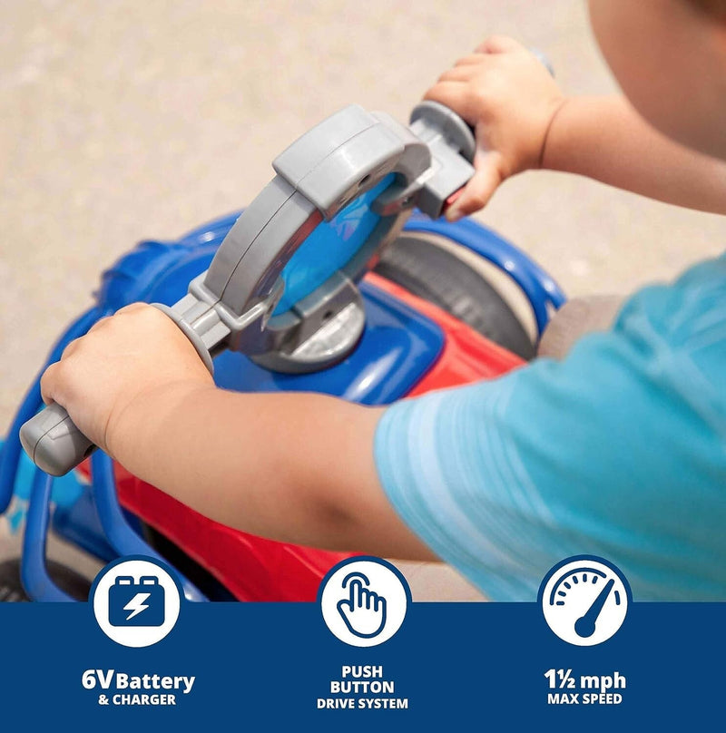 Spider-Man Quad Ride-On Toy for Toddlers 18-30 Months with 44 lbs Weight Limit