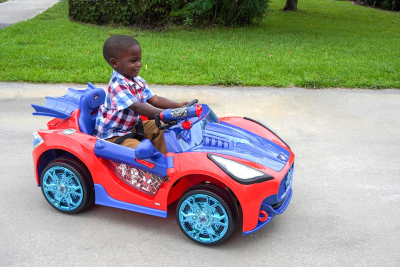 Spider-Man Battery-Powered Super Car with Water Cannon and LED Lights for Ages 3+
