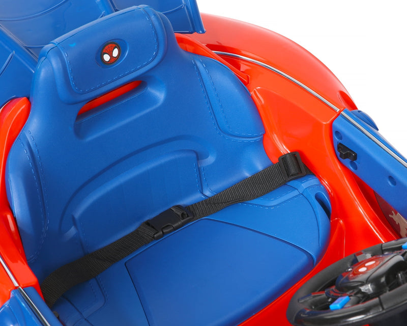 Spider-Man Battery-Powered Super Car with Water Cannon and LED Lights for Ages 3+