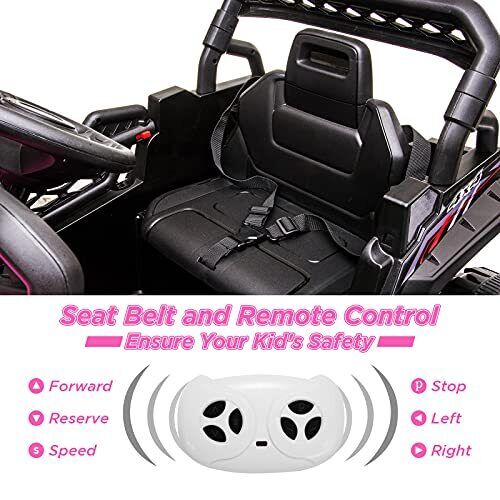 Spring Rose 12V Kids Ride On Car Truck with Parental Remote Control