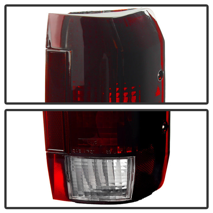 Complete Performance Smoked Red Tail Lights - 1980-1997 Ford F-Series & Bronco Complete Performance