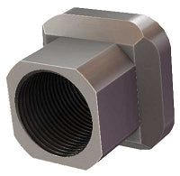 1 1/4-12 Left Hand Thread Tube Insert for 1 1/2 Inch ID Square Tubing