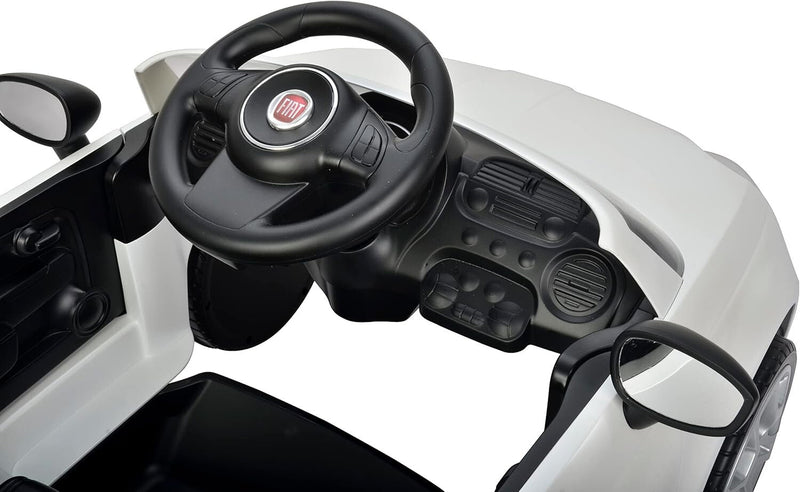 Fiat 500 Push Car with LED Lights and Music for Toddler Play