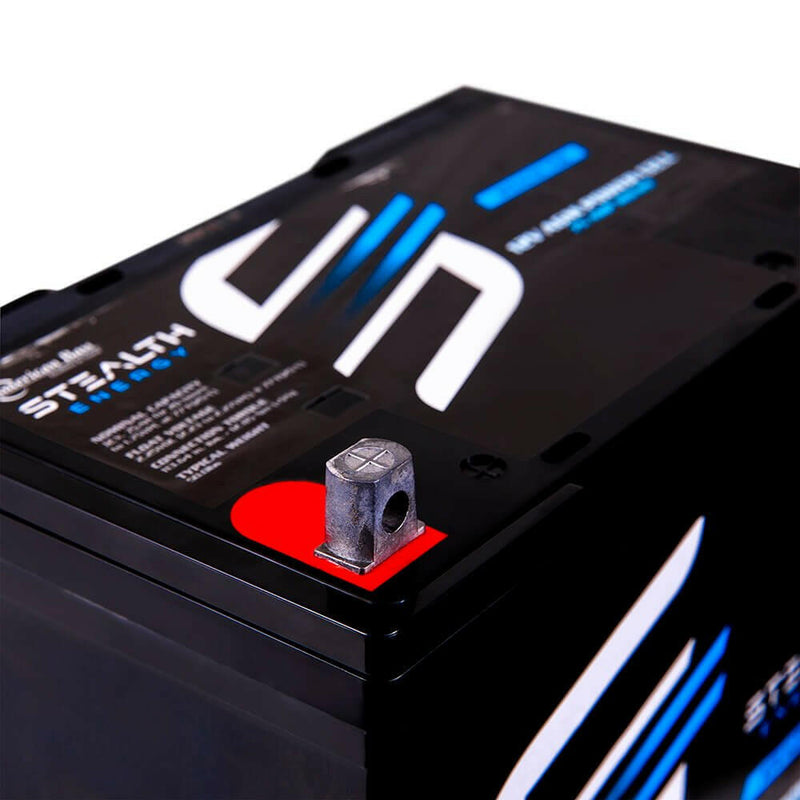 ST-750 American Bass Audio Stealth 750 | 75Ah AGM Battery | Maintenance-Free, Sealed Power for Car Audio & More