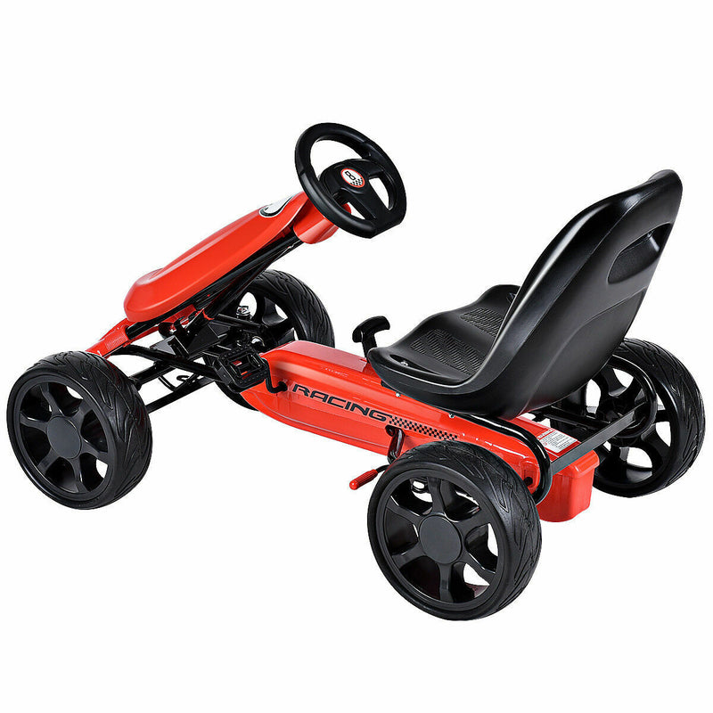 Stealth Outdoor Go Kart for Kids - Pedal Powered 4 Wheel Racer Toy