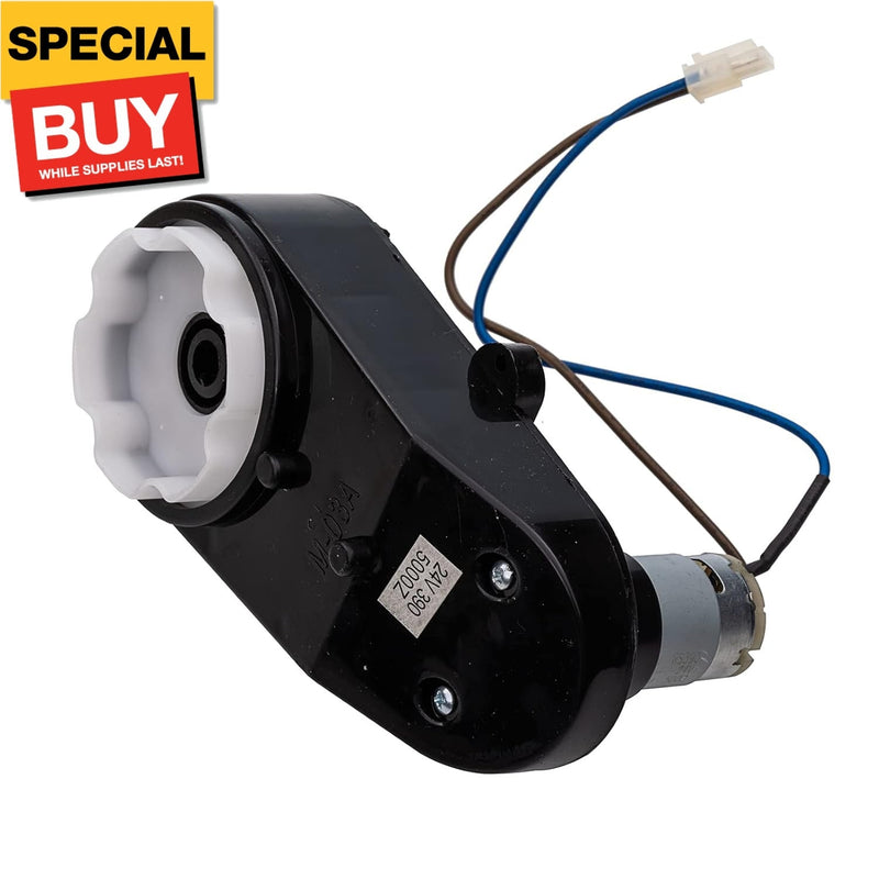 24V RS390 Motor Steering Gearbox with 0.39in Aperture and 5000 RPM