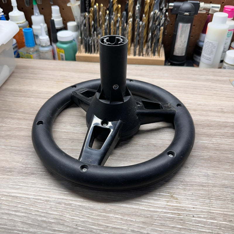 Red Electric Go-Kart Steering Wheel for Radio Flyer