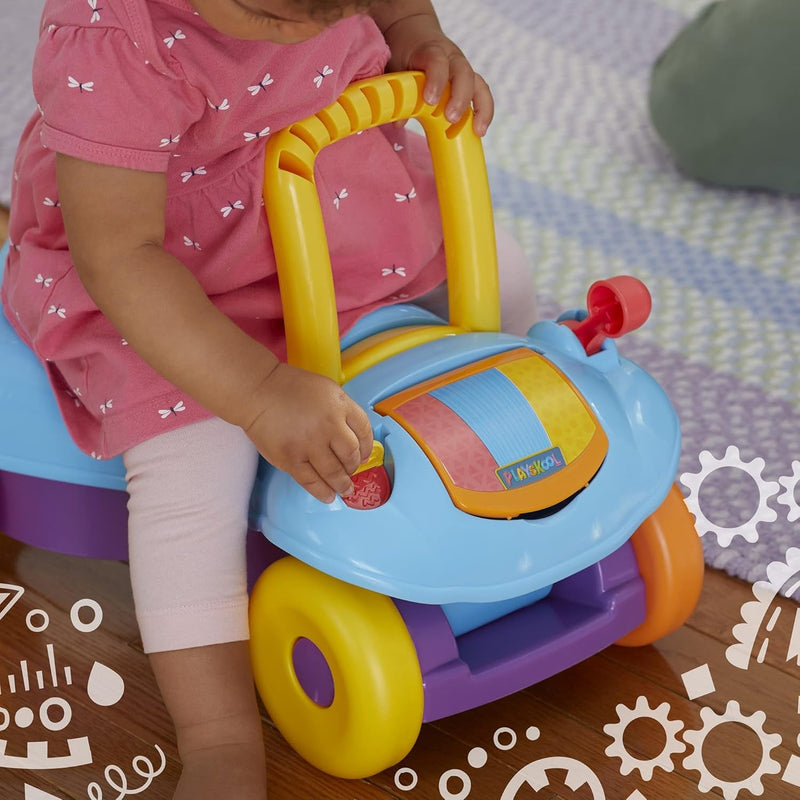 2-in-1 Toddler Ride-On and Walker Toy for Active Learning and Mobility