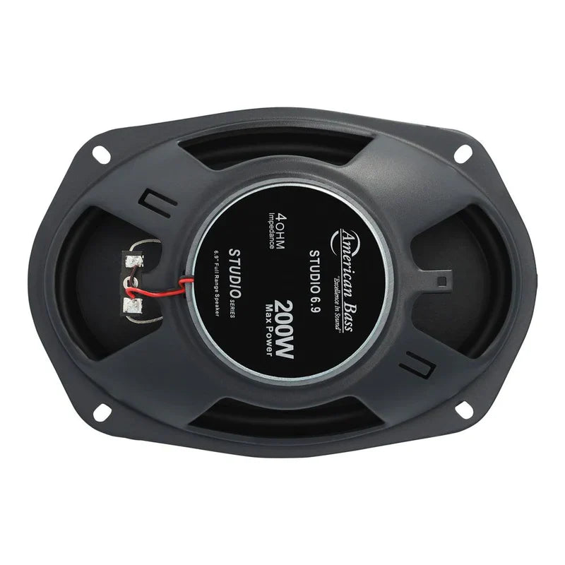 American Bass Studio6.9 6x9" 100W Full Range Coaxial Speakers 4-Ohm (Pair)
