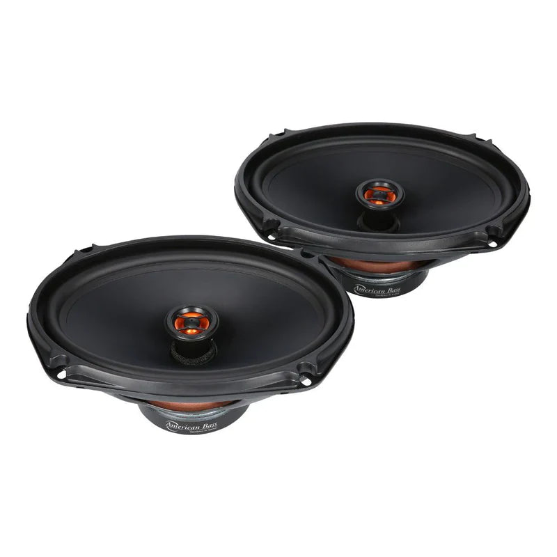 American Bass Studio6.9 6x9" 100W Full Range Coaxial Speakers 4-Ohm (Pair)