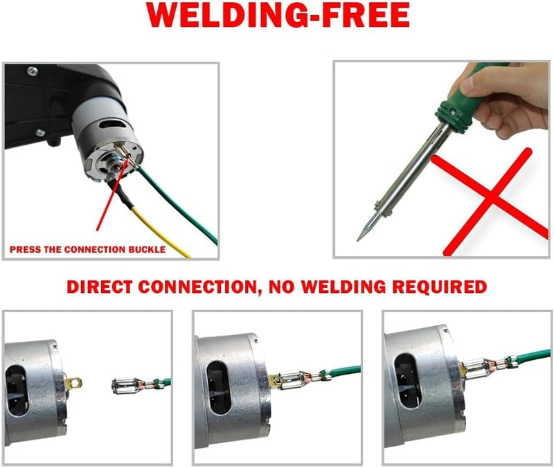 12V RS550 Gearbox Motor 40000RPM Sturdy Upgrade for Kids' Electric Vehicles