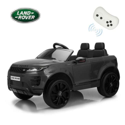 Stylish Black 12V 4-Wheel Kids Ride-On Car with Remote Control - Licensed Land Rover Design