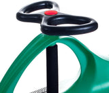Green Wiggle Ride-On Car for Kids to Develop Motor Skills and Balance