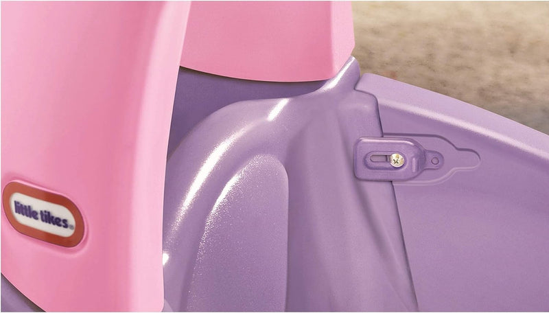 Stylish Princess Cozy Ride-On Truck with Working Horn and Drop-Down Tailgate