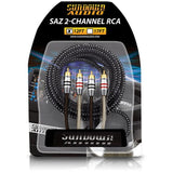 Sundown Audio SAZ2CH - 12FT 2 Channel RCA Interconnects