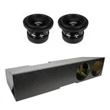 (2) Sundown Audio M8 & Chevy Crew Cab 19-25 Dual 8" Subwoofer Box Combo