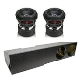 (2) Sundown Audio Z8 & Chevy Crew Cab 19-25 Dual 8" Subwoofer Box Combo