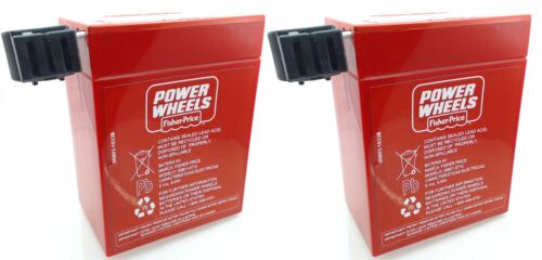Super 6 Volt Red Battery for Power Wheels - Pack of 2