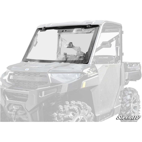 SuperATV 2015-2016 Polaris Ranger XP 570 MaxDrive Power Flip Glass Windshield