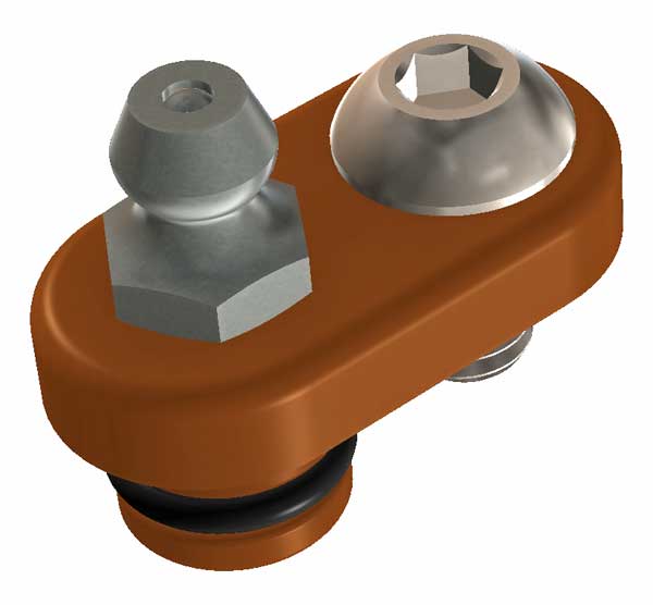Super Duty Dana 60 Unit Bearing Grease Fitting Adapter
