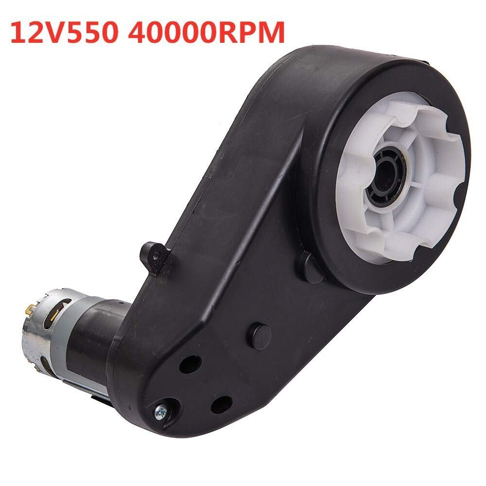 12V DC Motor and Gearbox for Kids Ride-On Car Repairs and Upgrades