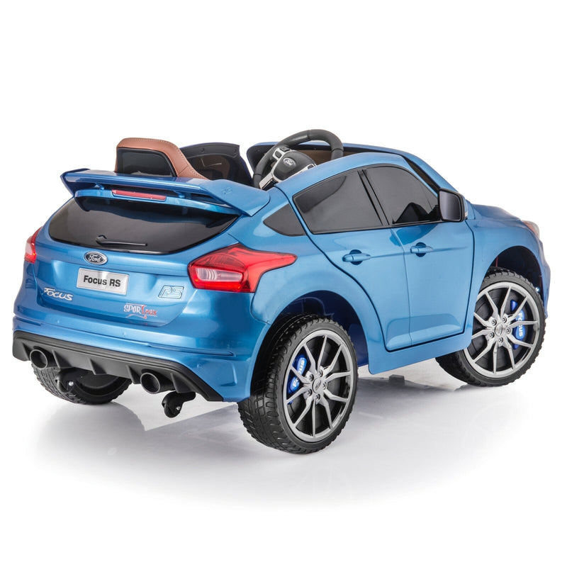 Licensed Ford Focus RS Kids Ride-On Car in Nitrous Blue