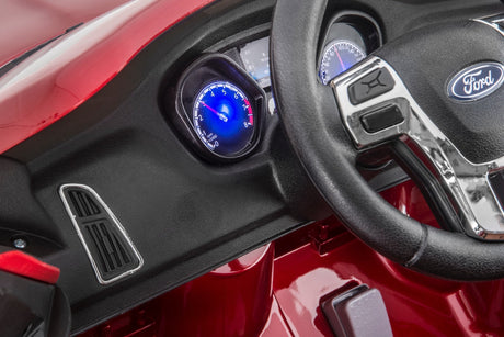 Licensed Ford Focus RS Kids Ride-On Car in Race Red