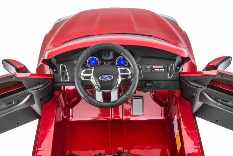 Licensed Ford Focus RS Kids Ride-On Car in Race Red