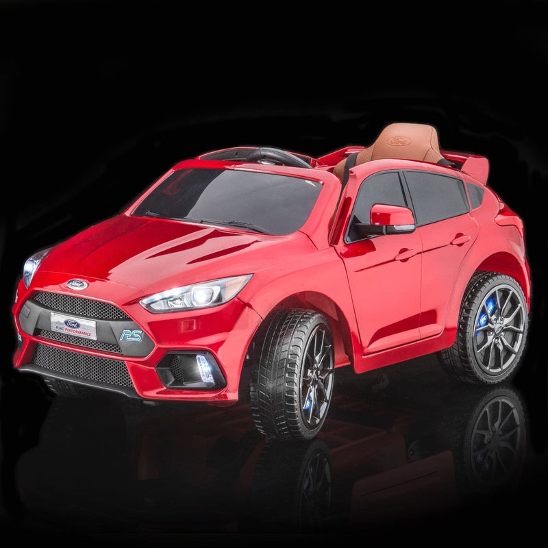 Licensed Ford Focus RS Kids Ride-On Car in Race Red