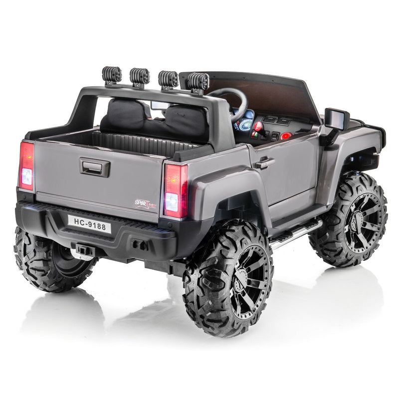 12V 4x4 Kids Ride-On Vehicle Warrior Model in Gloss Gray