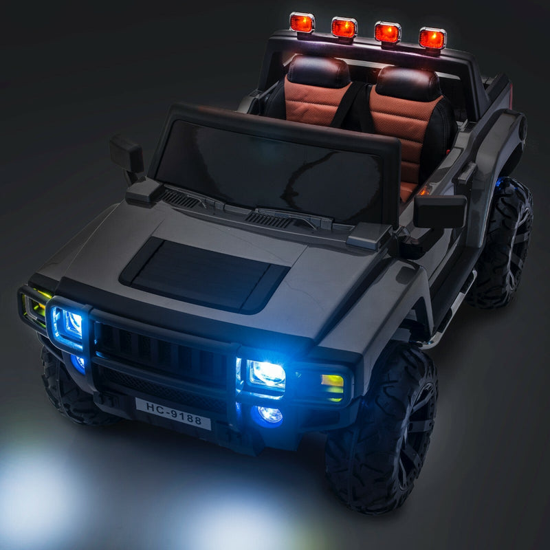 12V 4x4 Kids Ride-On Vehicle Warrior Model in Gloss Gray