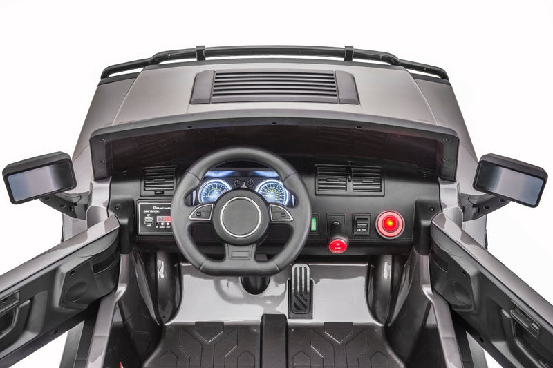 12V 4x4 Kids Ride-On Vehicle Warrior Model in Gloss Gray