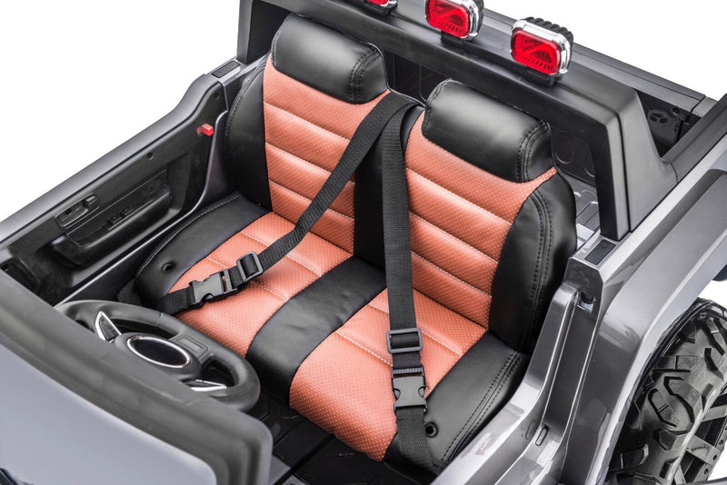 12V 4x4 Kids Ride-On Vehicle Warrior Model in Gloss Gray