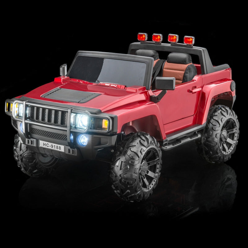 12V 4x4 Kids Ride-On Vehicle Glossy Red Warrior Model
