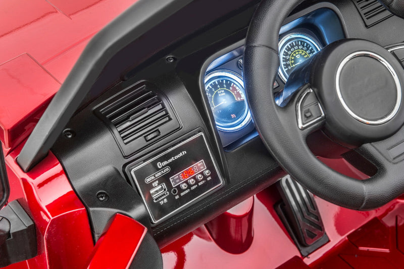 12V 4x4 Kids Ride-On Vehicle Glossy Red Warrior Model