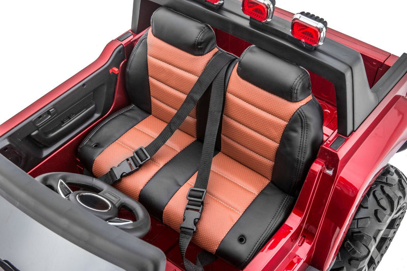 12V 4x4 Kids Ride-On Vehicle Glossy Red Warrior Model