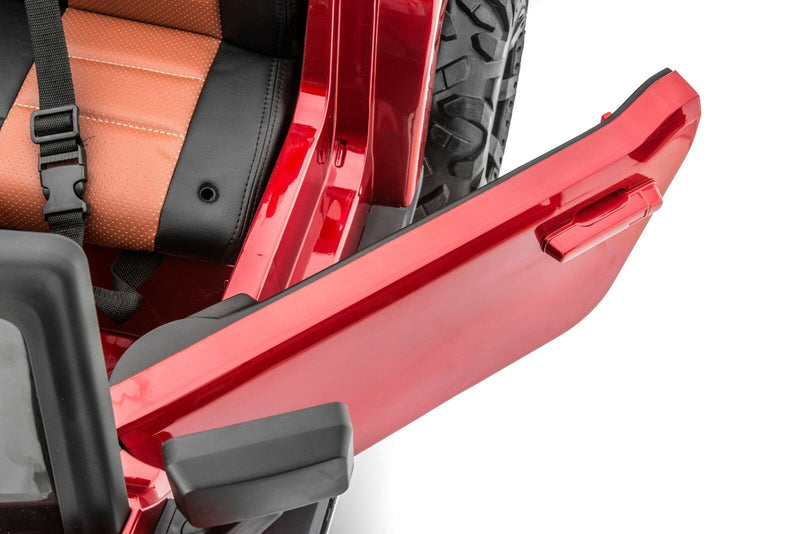 12V 4x4 Kids Ride-On Vehicle Glossy Red Warrior Model