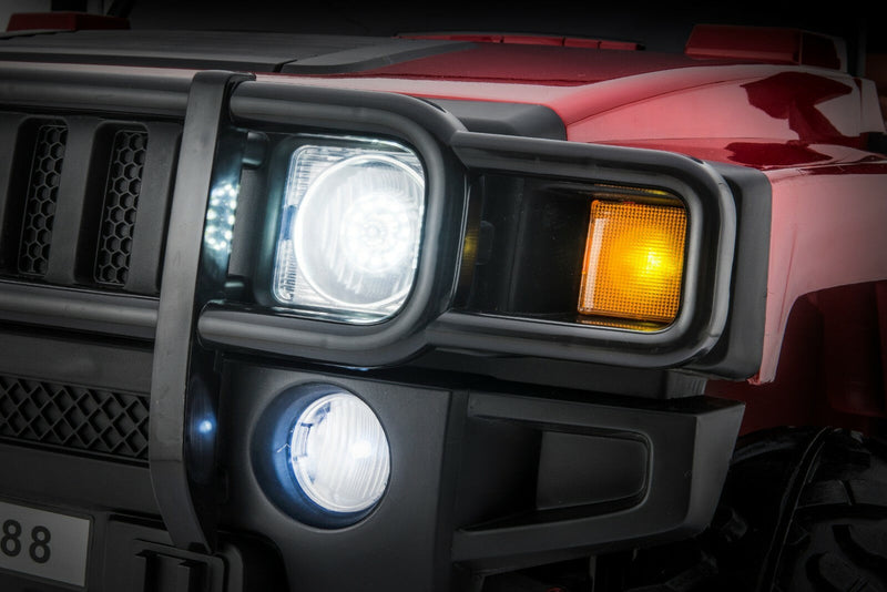 12V 4x4 Kids Ride-On Vehicle Glossy Red Warrior Model