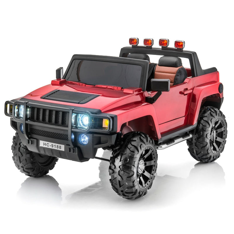 12V 4x4 Kids Ride-On Vehicle Glossy Red Warrior Model