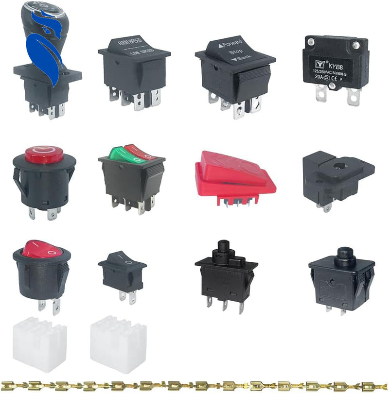 Replacement Foot Pedal Switch Kit for Kid's Power Wheels Ride-On Toys