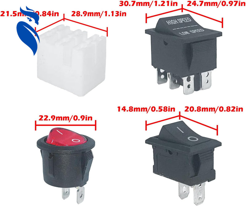 Replacement Foot Pedal Switch Kit for Kid's Power Wheels Ride-On Toys