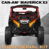 Turn-Signal Plug-&-Play Kit | 2017-2026 Can-Am X3 | Sequential Front Fang Lights w/Taillight Integration SWITCH Works