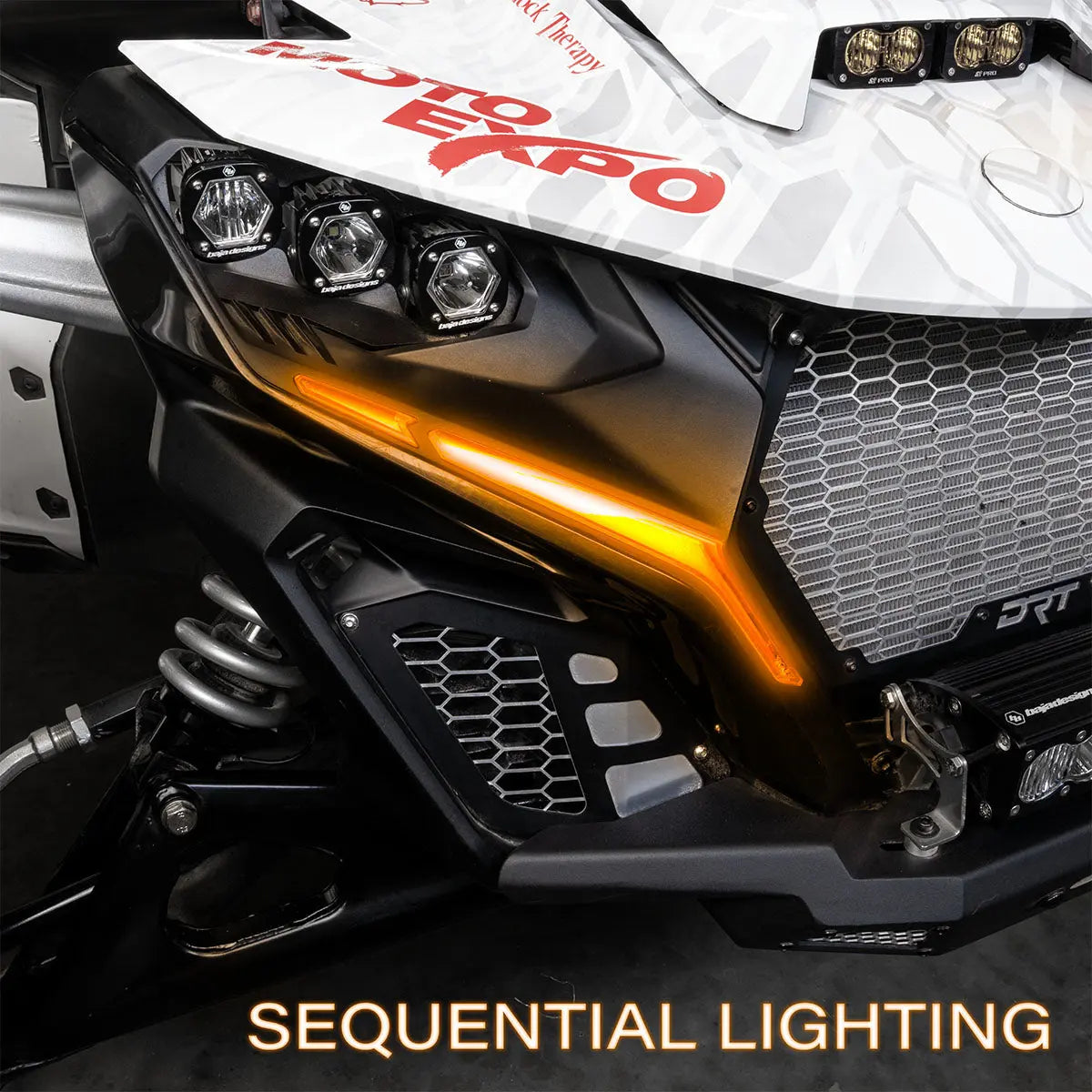 Turn-Signal Plug-&-Play Kit | 2024-2026 Can-AM Maverick R | Sequential Front Fang Lights w/Taillight Integration SWITCH Works
