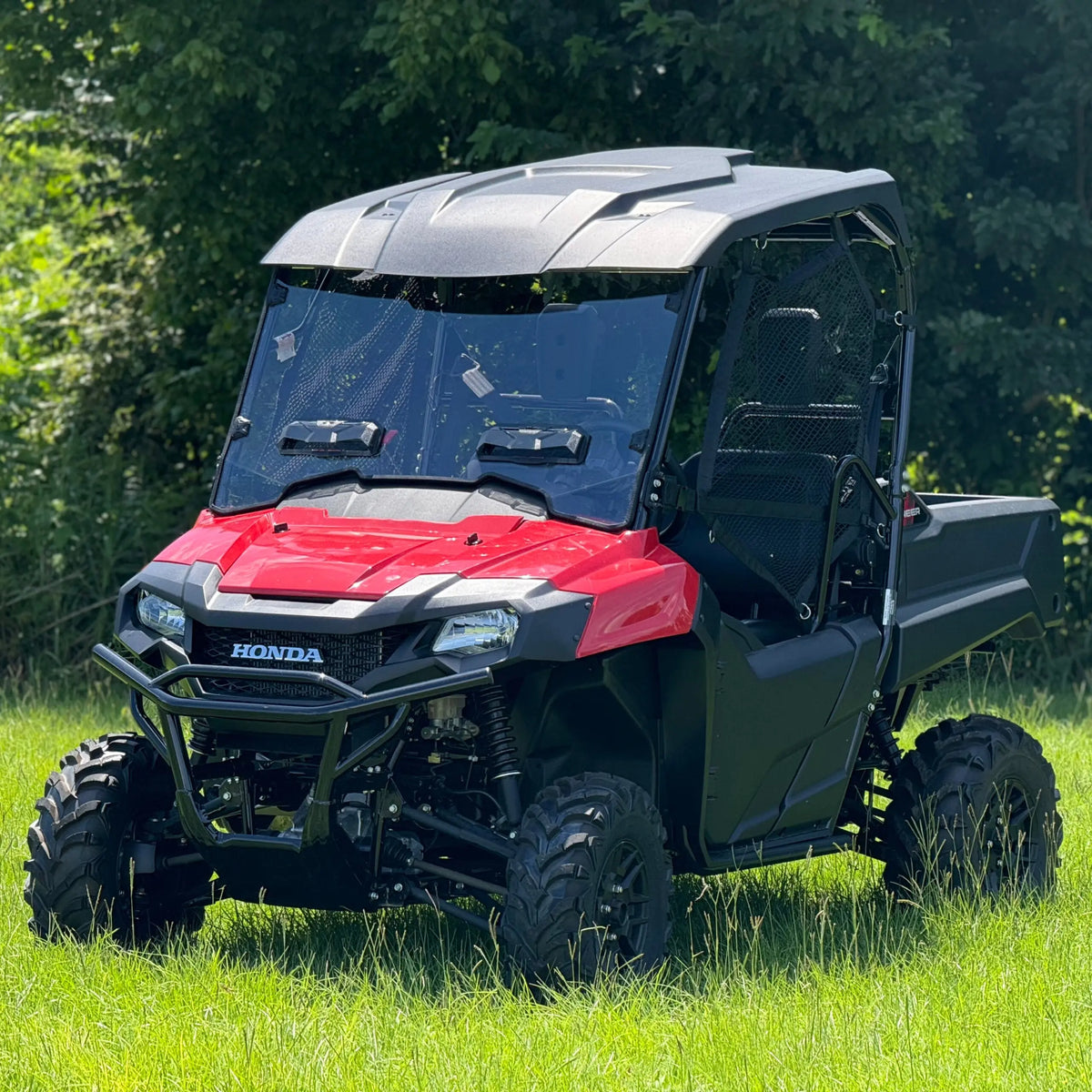 Seizmik 50-55321KIT windshield, Honda Pioneer 700 - vent open detail