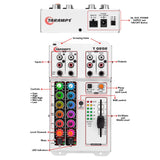 Taramps T 0202 MULTICOLOR Audio Mixer Taramps USA