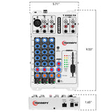 Taramps T 0302 FX MULTICOLOR Audio Mixer Taramps US
