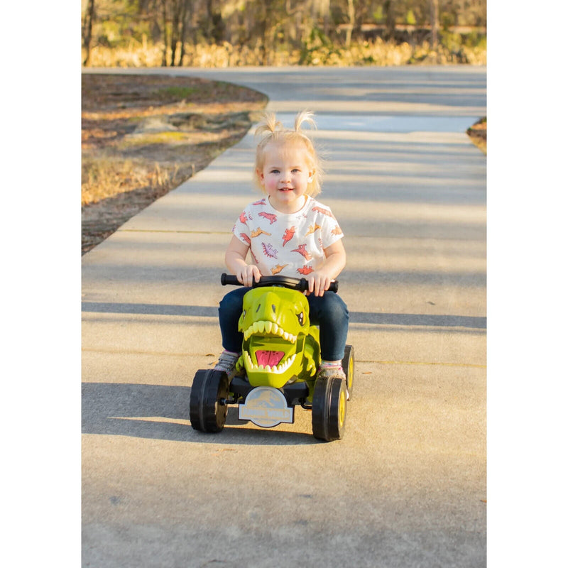 T-Rex Ride-On Dinosaur Power Car 4-Wheel Toy for Toddlers and Kids