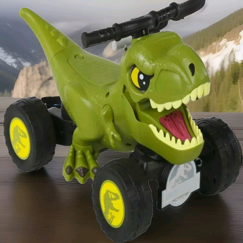 Tyrannosaurus T-Rex 4-Wheel Ride-On Power Car Toy for Toddlers and Kids
