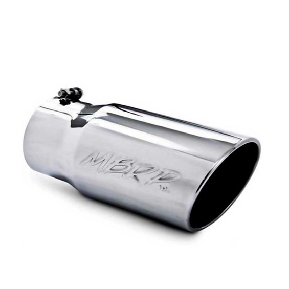 MBRP Tip - 5″ O.D. Angled Rolled End 4″ Inlet 12″ Length